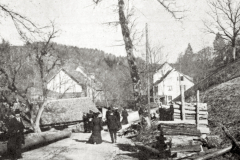 unterhalb der Mühle Trichtenhausen, 1910