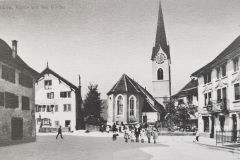 Dorfzentrum, um 1920